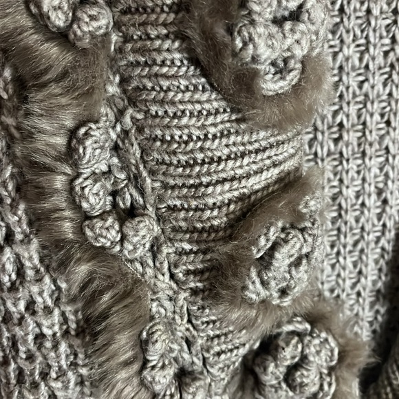 Wool Blend Cardigan Large - Picture 3 of 4